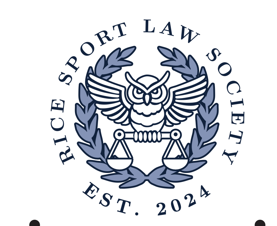 Rice Sport Law Society crest, established 2024