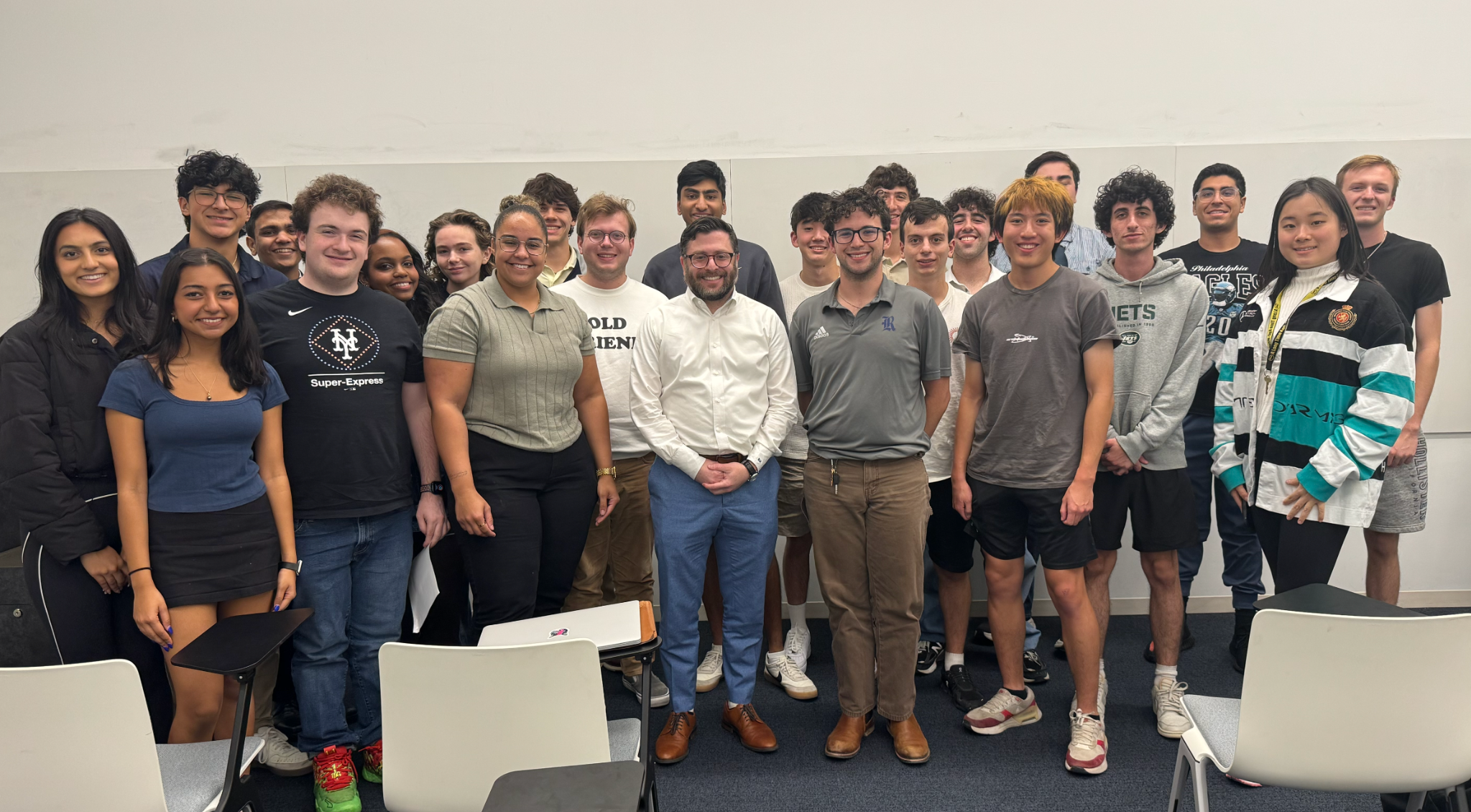 Rice Sport Law Society members gathered after a guest speaker program